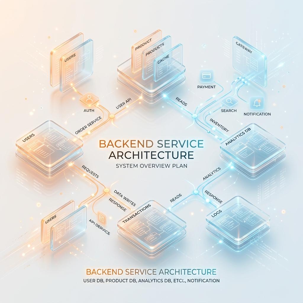 Backend service plan visual