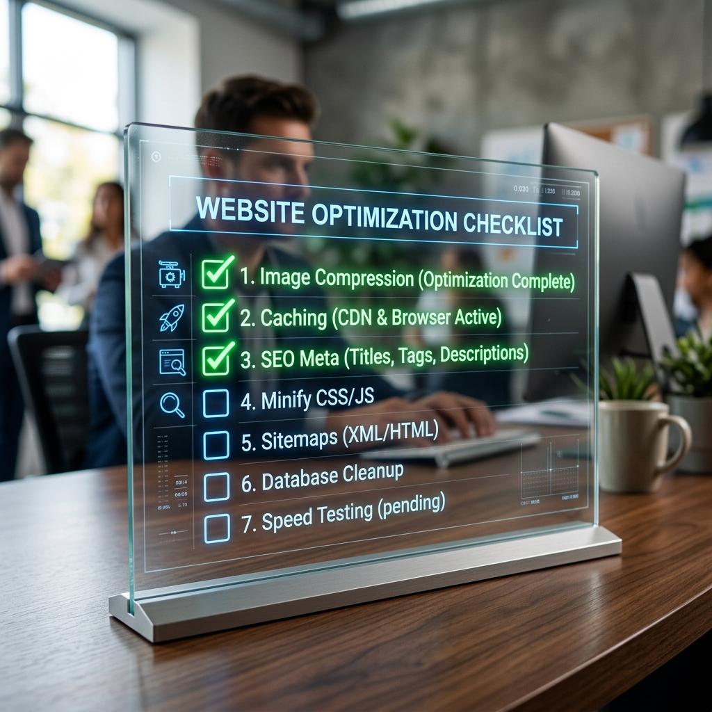 Optimization checklist visual