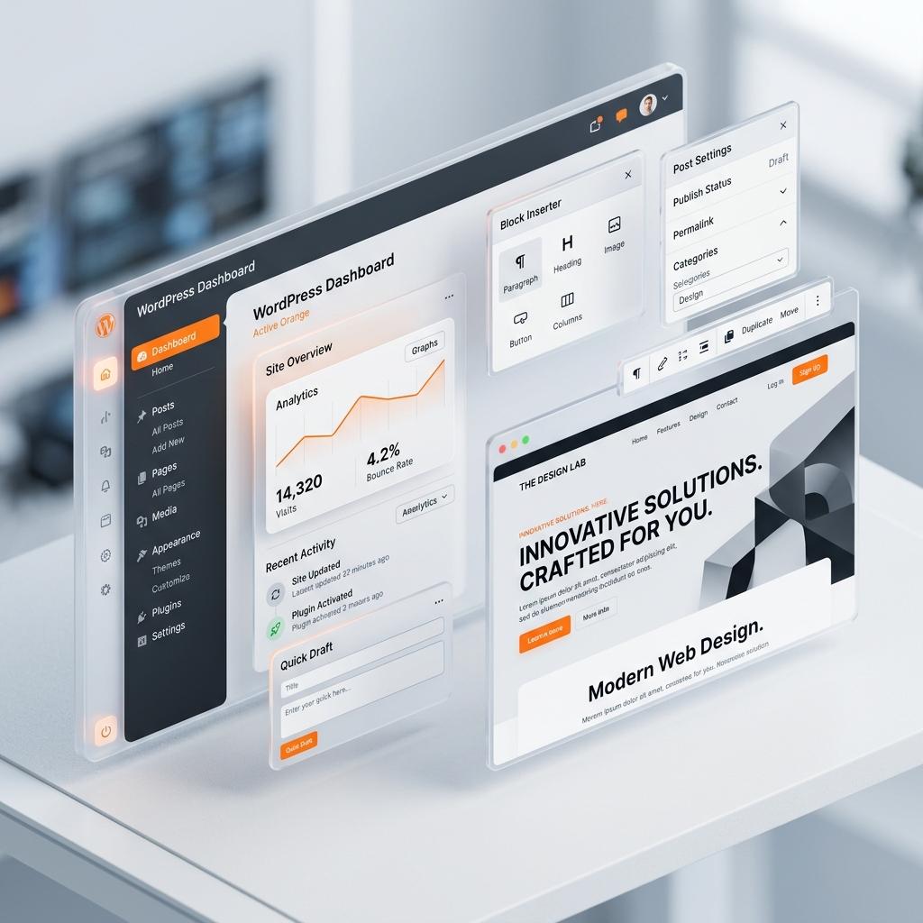 WordPress Development illustration
