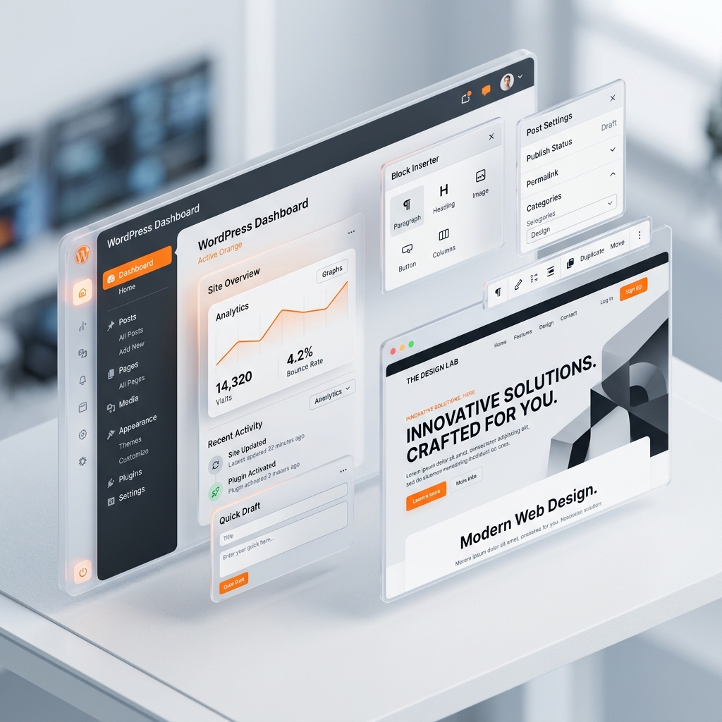 WordPress Development illustration